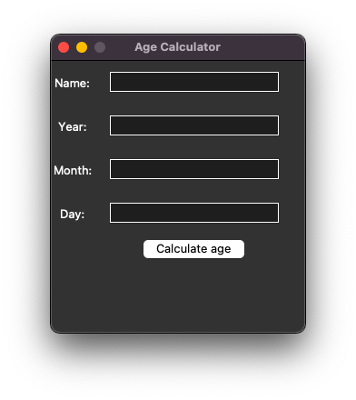 age-calculator-python-gui-app-screenshot