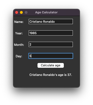 age-calculator-python-gui-app-screenshot